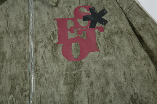 Chaqueta Suelta Estampada de Corte Moderno - Image 26
