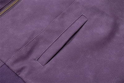 Chaqueta de Cuero para Motociclista Hombre Diseño Murciélago Oversized - Image 45