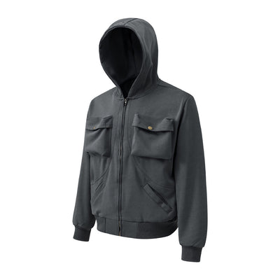 Suéter Hoodie Oversized para Hombre con Bolsillos de Diseño Dimensional - Image 26
