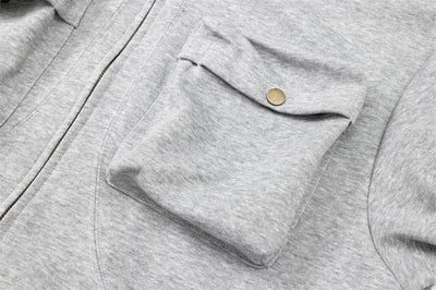 Suéter Hoodie Oversized para Hombre con Bolsillos de Diseño Dimensional - Image 32