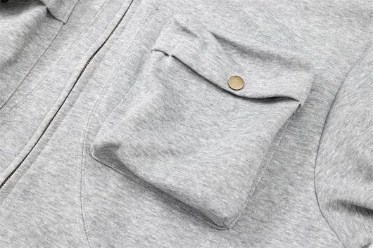 Suéter Hoodie Oversized para Hombre con Bolsillos de Diseño Dimensional - Image 32