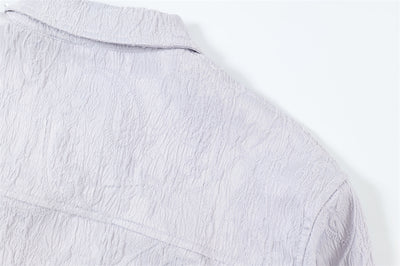 Camisa de Manga Larga con Textura Plisada - Image 22