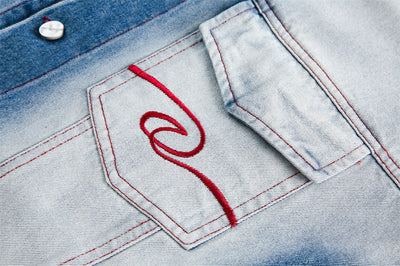 Chaqueta Denim Tie-Dye Degradado - Diseño Exclusivo Primavera Otoño - Image 28