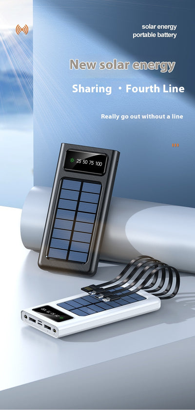 Batería Solar Portátil de 4 Cables para Teléfonos Móviles - Image 22