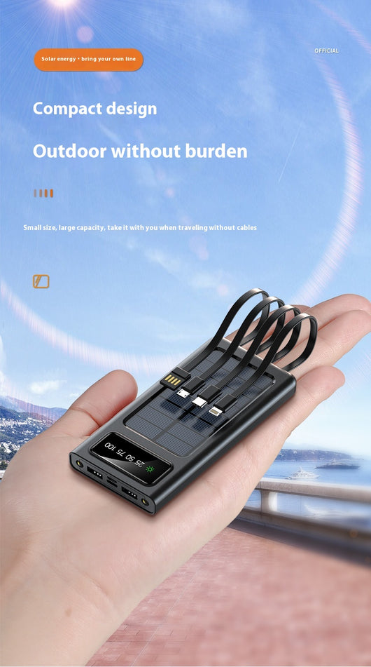 Batería Solar Portátil de 4 Cables para Teléfonos Móviles - Image 33