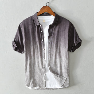 Camisa Casual de Rayas Transpirable para Hombre - Image 17