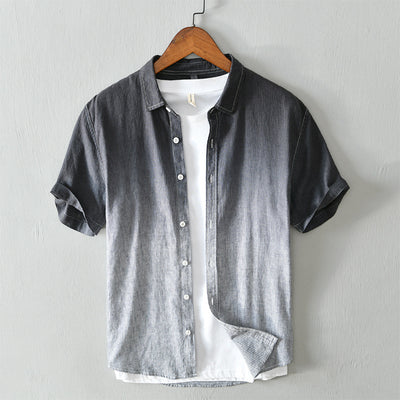 Camisa Casual de Rayas Transpirable para Hombre - Image 21