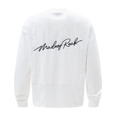Blusa Larga Holgada con Bordado y Letras Manuscritas - Image 25