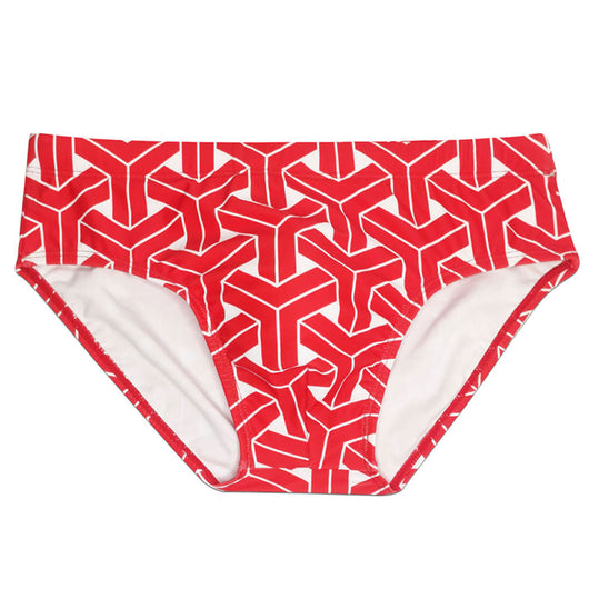Bóxer de Baño Hombre Estampado Geométrico Triangular - Image 25