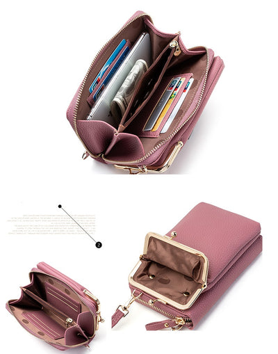 Bolso Bandolera con Patrón Lychee y Diseño Diagonal - Image 52