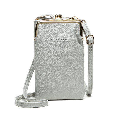 Bolso Bandolera con Patrón Lychee y Diseño Diagonal - Image 56