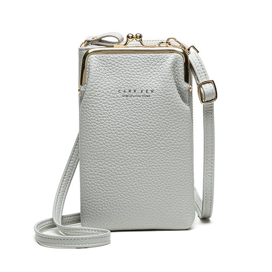Bolso Bandolera con Patrón Lychee y Diseño Diagonal - Image 56