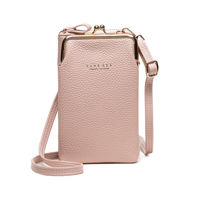 Bolso Bandolera con Patrón Lychee y Diseño Diagonal - Image 60