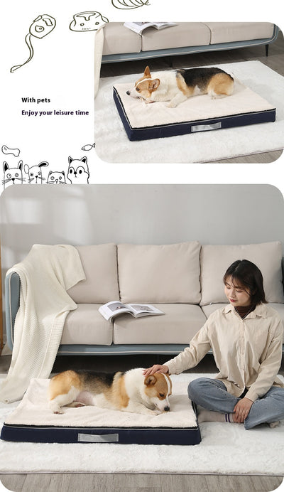 Colchoneta Ortopédica para Mascotas con Espuma Viscoelástica Lavable - Image 19