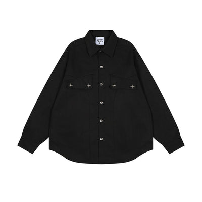 Camisa Suelta de Manga Larga para Hombre - Image 19