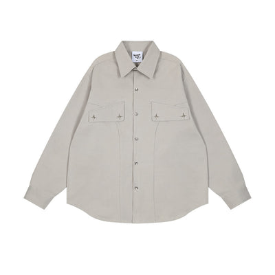 Camisa Suelta de Manga Larga para Hombre - Image 25