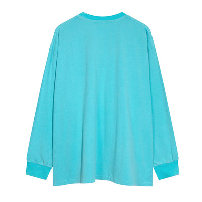 Playera de Algodón Desgastada Suelta y Casual para Hombre - Image 18