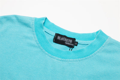 Playera de Algodón Desgastada Suelta y Casual para Hombre - Image 26
