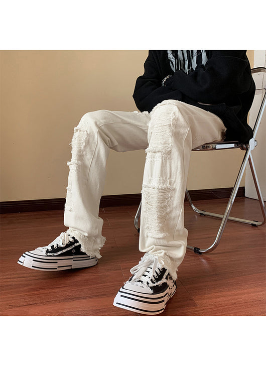 Pantalones Vaqueros Rotos Slim Bootcut para Hombre - Image 28