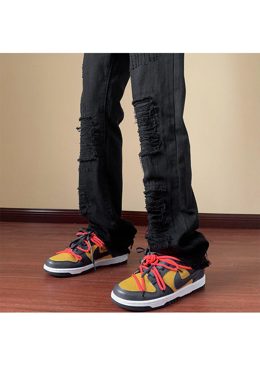 Pantalones Vaqueros Rotos Slim Bootcut para Hombre - Image 40