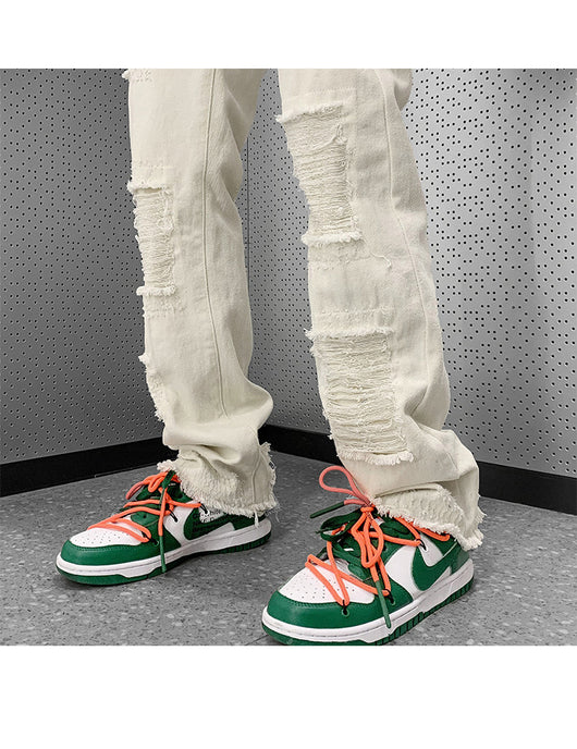 Pantalones Vaqueros Rotos Slim Bootcut para Hombre - Image 44