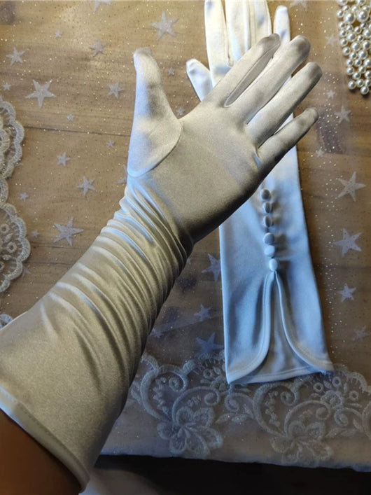 Guantes de Satén para Novia - Colección Studio Fotográfico - Image 11