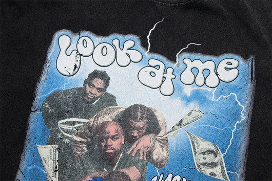 Camiseta Larga Punk Wash de Algodón Puro - Estilo Street Ins - Image 22