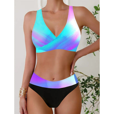 Bikini Estampado Dividido Estilo Europeo y Americano - Image 18