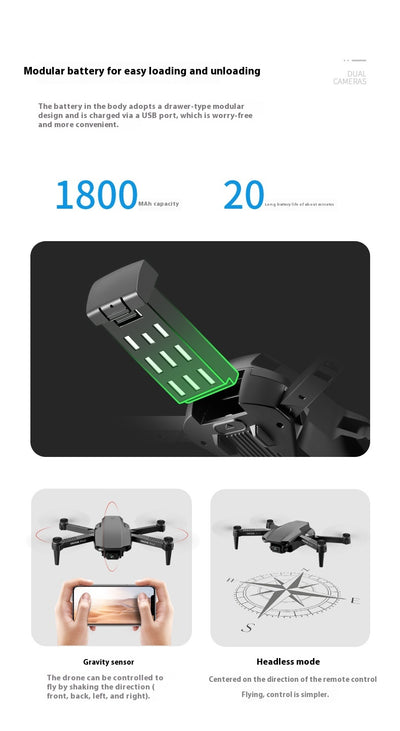 Dron Plegable E99Pro2 con Cámara HD para Fotografía Aérea - Image 26