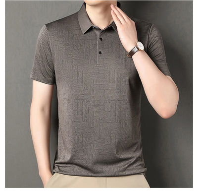 Camiseta Fresca de Seda de Hielo con Estampado Moderno para Hombre - Image 48