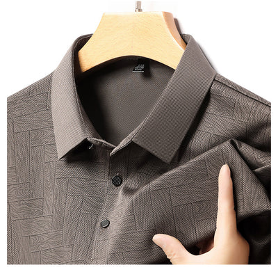 Camiseta Fresca de Seda de Hielo con Estampado Moderno para Hombre - Image 52