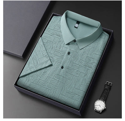 Camiseta Fresca de Seda de Hielo con Estampado Moderno para Hombre - Image 61