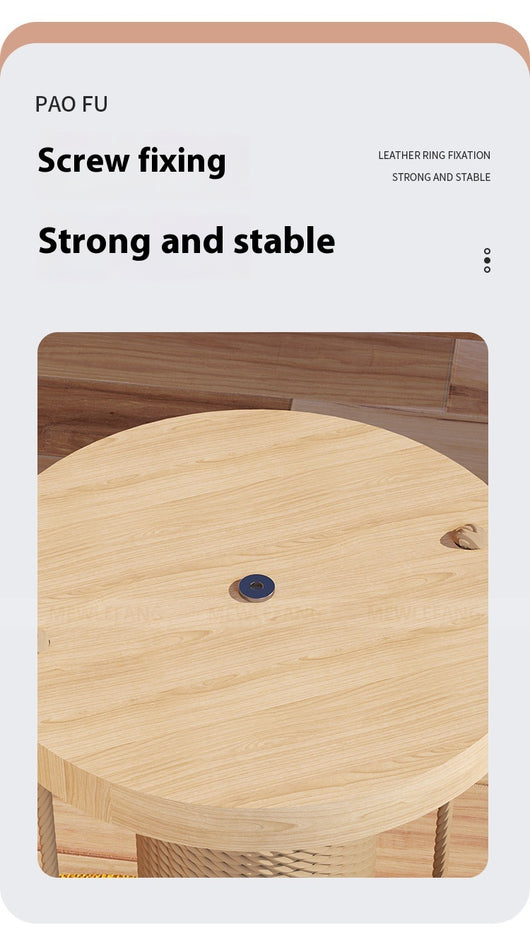 Rascador Giratorio de Madera Maciza para Gatos - Juguete Duradero - Image 18