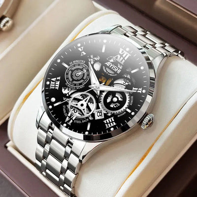 Reloj Automático para Hombre de Acero Inoxidable Resistente al Agua - Image 11