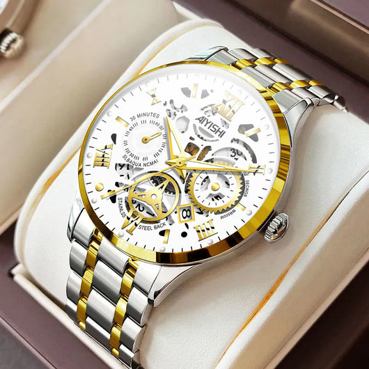 Reloj Automático para Hombre de Acero Inoxidable Resistente al Agua - Image 13