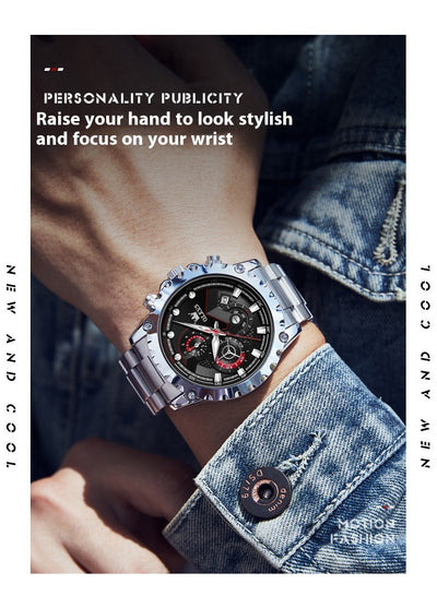 Reloj Multifuncional para Hombre con Esfera Grande Luminosa - Image 12