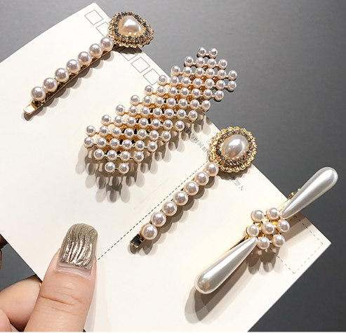 Pinza para el Cabello con Perlas Estilo Retro - Image 16