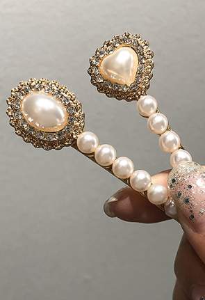 Pinza para el Cabello con Perlas Estilo Retro - Image 18