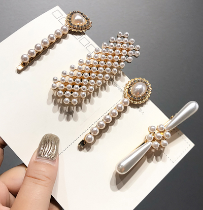 Pinza para el Cabello con Perlas Estilo Retro - Image 19
