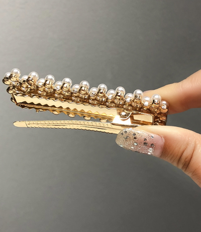 Pinza para el Cabello con Perlas Estilo Retro - Image 20