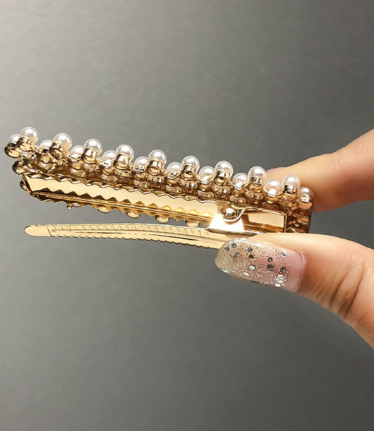 Pinza para el Cabello con Perlas Estilo Retro - Image 20