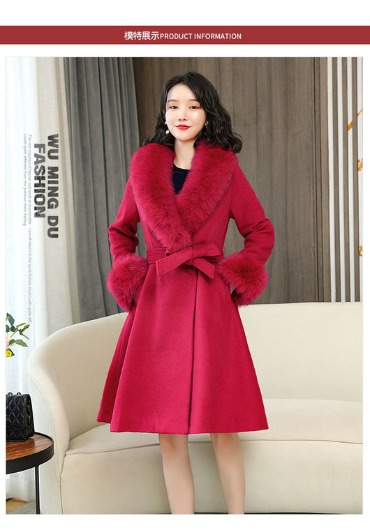 Abrigo de Lana Reversible Estilo Coreano para Mujer - Image 20