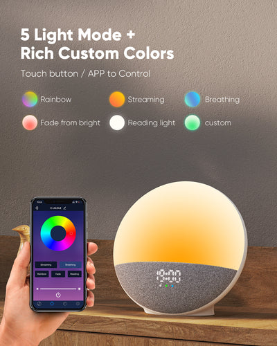 Altavoz Bluetooth con Ruido Blanco e Iluminación RGB Multicolor - Image 19