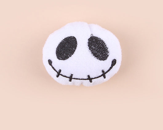 Plush cat teaser shaped like an eyeball lollipop with a blue iris, black pupil, and red bow. - Image 14