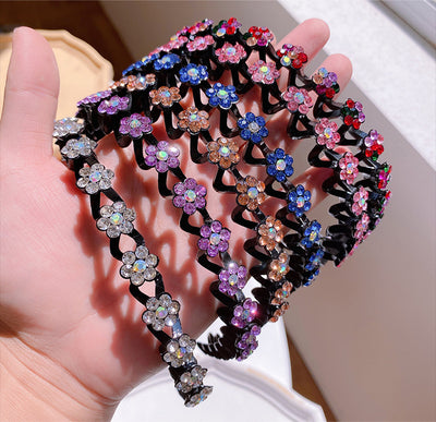 Diadema Fina con Rhinestones y Diseño Ondulado Antideslizante - Image 12