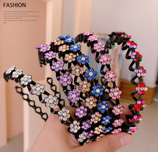Diadema Fina con Rhinestones y Diseño Ondulado Antideslizante - Image 16