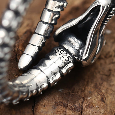 Anillo Abierto de Esqueleto de Dinosaurio en Plata Tailandesa para Hombre - Image 8