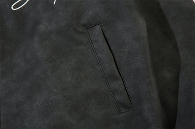Chaqueta Béisbol Estilo Europeo Americana con Bordado y Cuero PU - Image 26