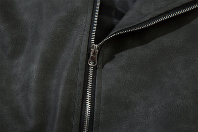Chaqueta Béisbol Estilo Europeo Americana con Bordado y Cuero PU - Image 29