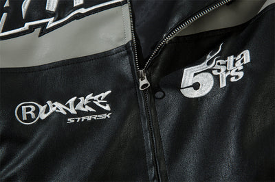 Chaqueta de Cuero para Hombre Estilo Rock Europeo y Americano - Diseño Motociclista - Image 25